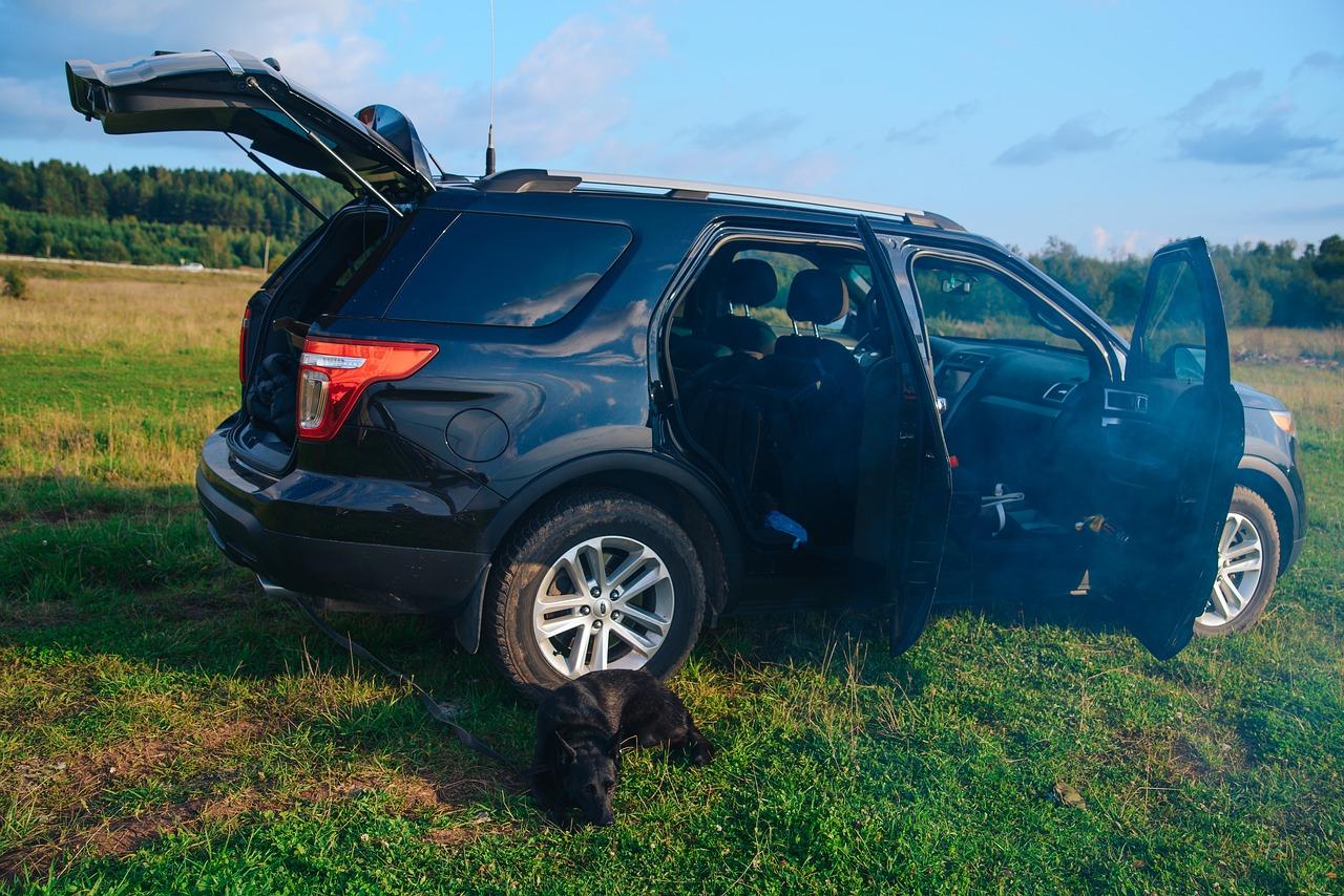 Where is the horn on a Ford Explorer? 