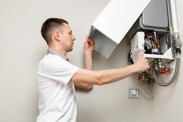Where is the orifice located on a gas furnace? 