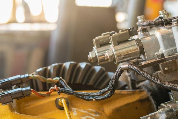 Where is the starter solenoid on a 2003 f250? 