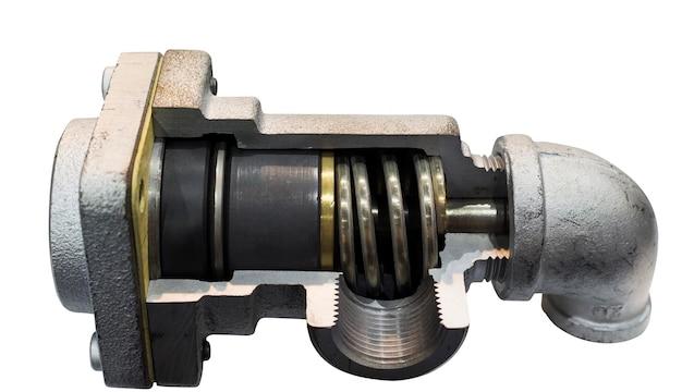 Where is the thermostat housing? 
