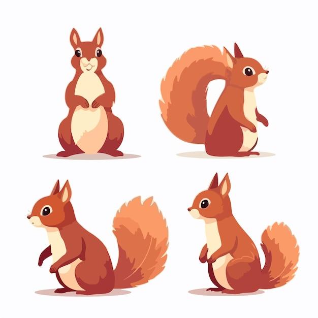 Which animals have bushy tails? 