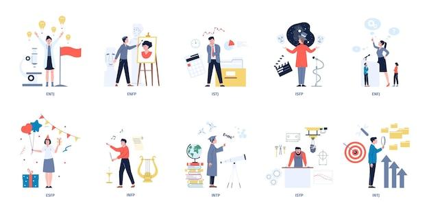 Which personality type is most interested in personality types? 