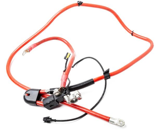 Which wire is the positive on headlight wiring? 