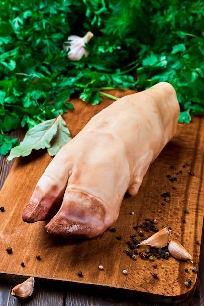 Who came up with pickled pigs feet? 