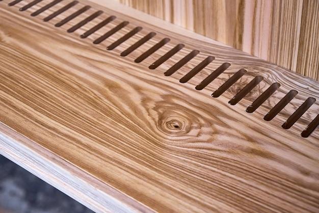 Why are manufactured boards veneered? 