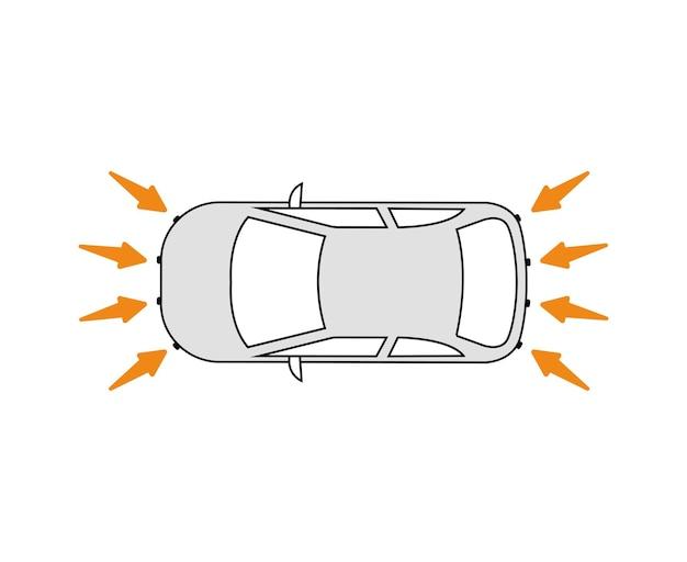 Why is my parking sensors beeping? 