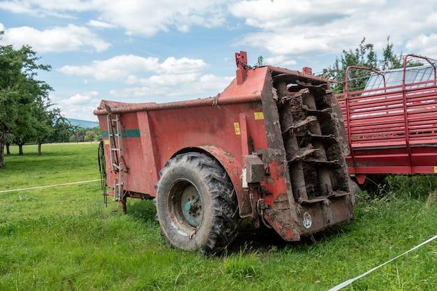 Why do farmers spread manure on their fields? 