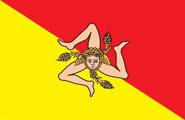 Why does the Sicilian flag have Medusa? 