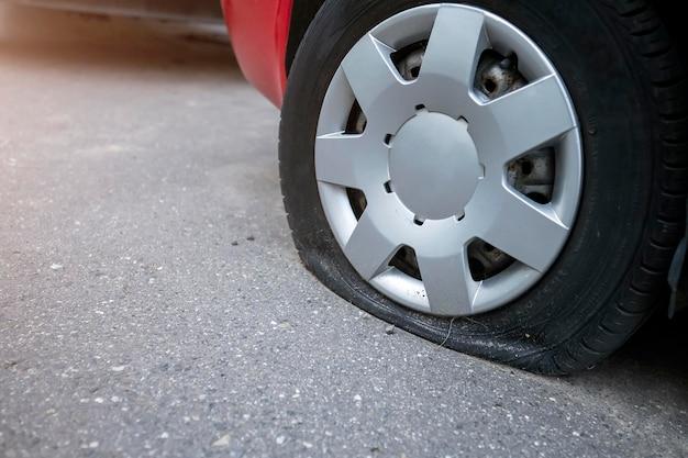 Why is my front tire leaning inward? 