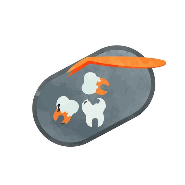 Why is my tooth extraction site GREY? 