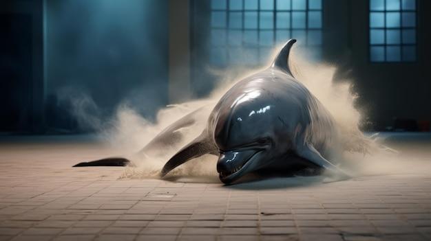 How old was Winter the dolphin when she died? 